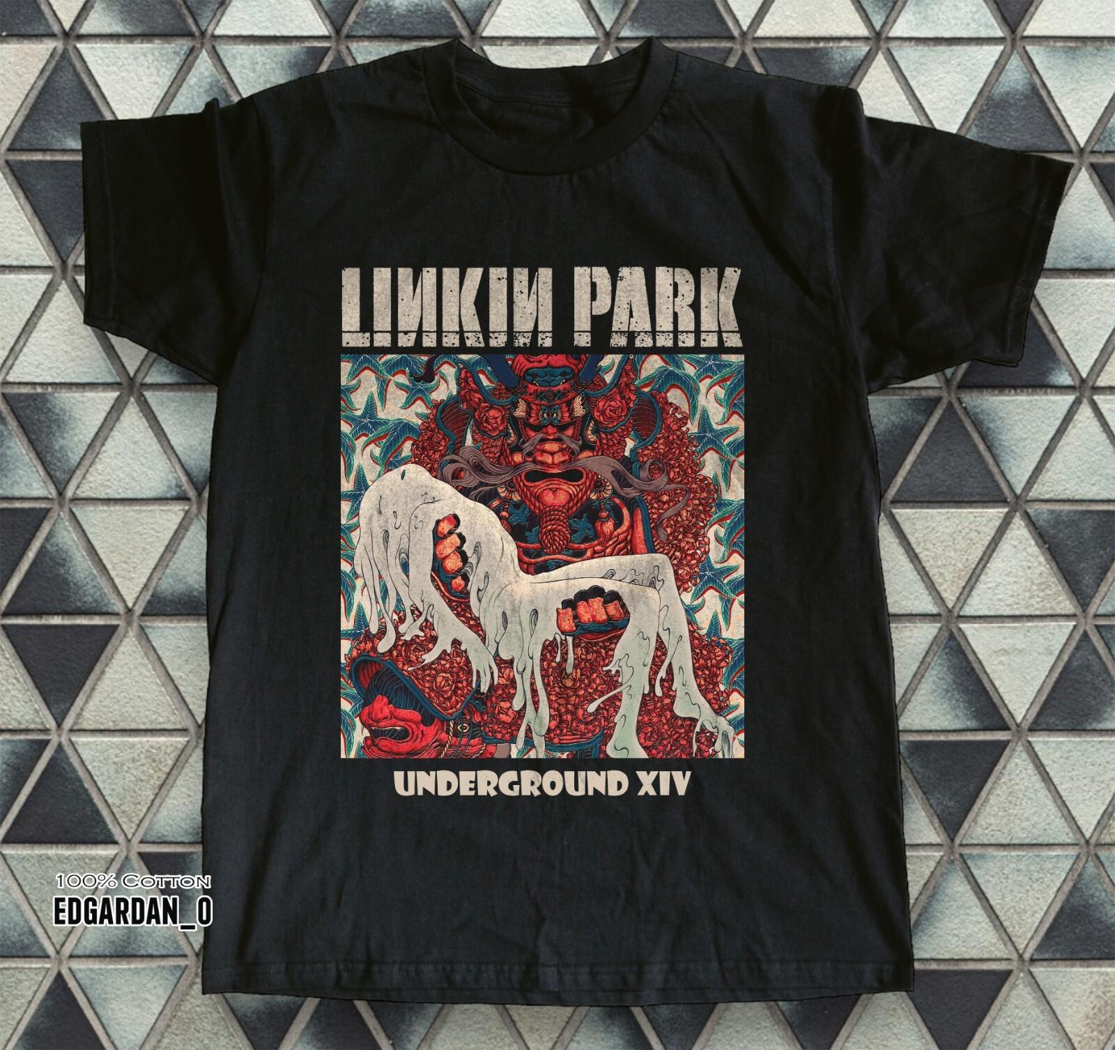 Linkin Park Underground XIV Album Band Black Unisex T-shirt Size S-5XL XXXL