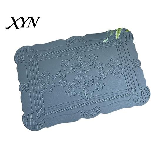 Waterproof Placemat Placemat, Heat Resistant Dinner Table Mats, Non-Slip Non-slip Embossed Decorative Kitchen for Dining Thermal Insulation