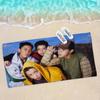Lngshot Hip-Hop Group Beach Towel Colorful Bath Towels For Girl Microfiber Quick Dry Custom Sand Free Beach Yoga Spa Gym Pool
