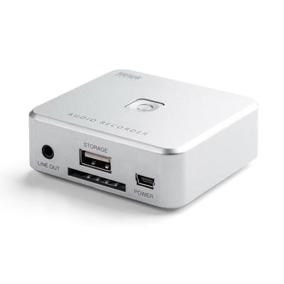 Sanwa Direkte Audioaufnahme Kein PC erforderlich Analoge Audiodigitalisierung Speicher MP3-Konvertierung Mini Externer Eingang SD/USB Kassette/MD/Aufnahme