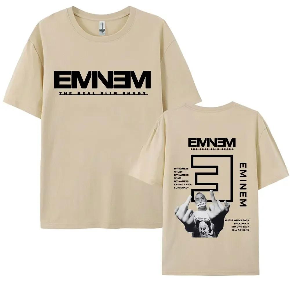 2026 Rapper Eminem New Album Graphic Print T-shirts Men Women's Hip Hop Trend Short Sleeve TShirt Summer Cotton T Shirt for Fans Gift