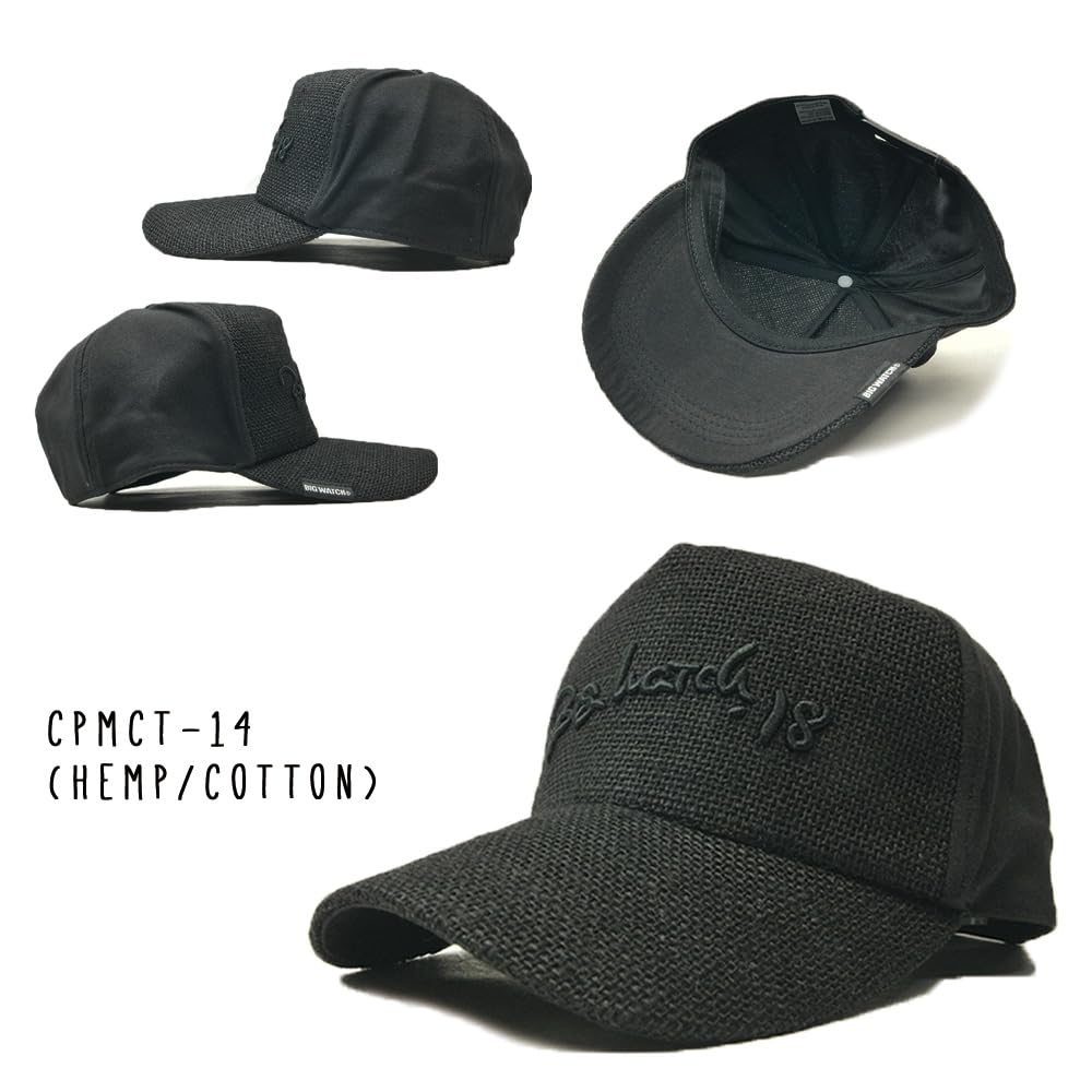 Big Watch Plus Size 18th Anniversary Limited Edition Hemp Umpire Baseball Hat, Authentic, Cap, CPMCT-14, CP-56, C-47R, BBM-07 (JP, Alphabet, L, LL,