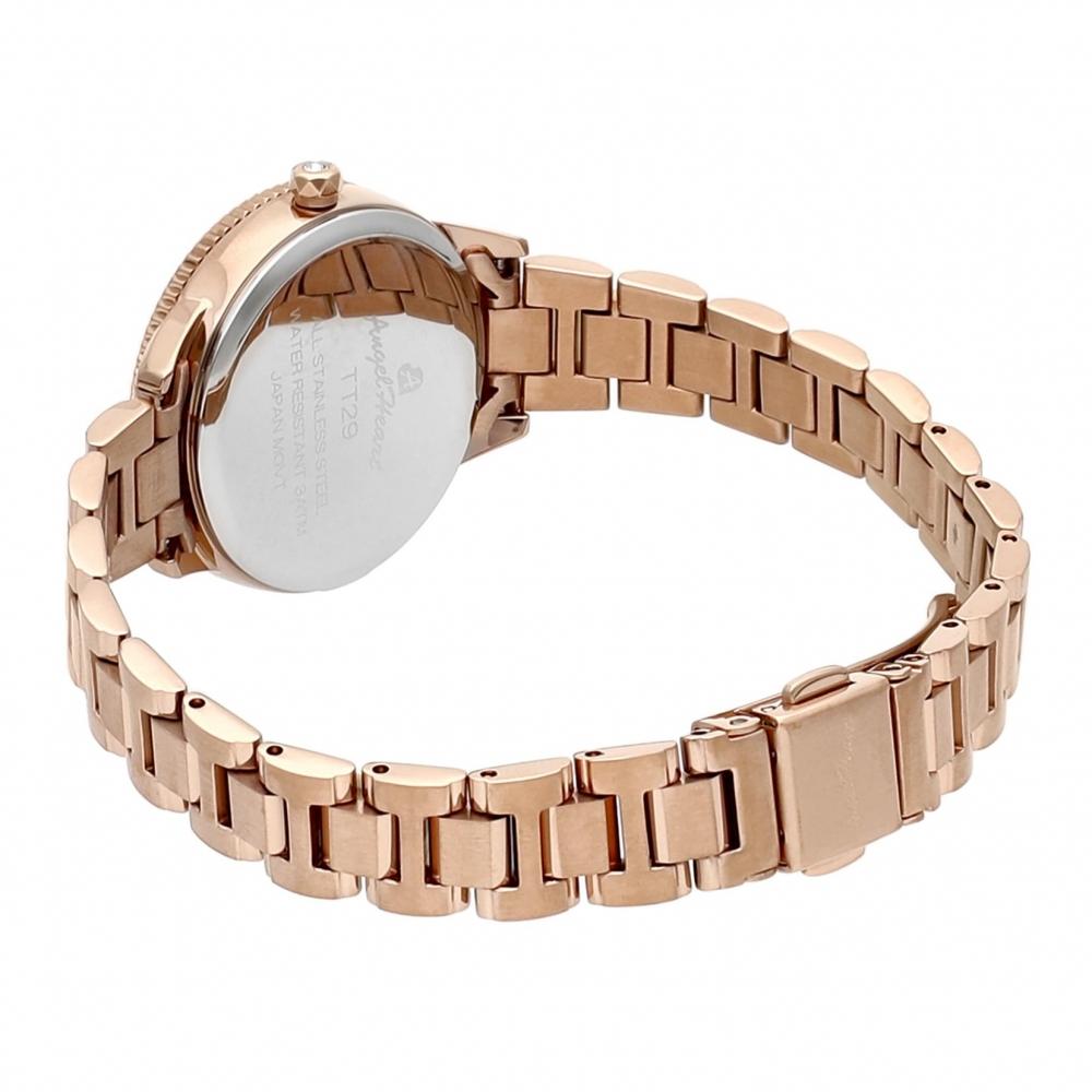 ANGELHEART Angel Heart Twinkle Time White Pearl Dial Stainless Steel Quartz 29MM Genuine Manufacturer Warranty Kanna Hashimoto TT29PG Women's Pink G