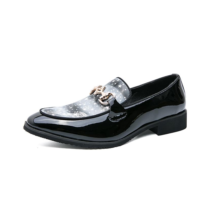Mode Italienische Herrenschuhe Bunte Bunte Slipper Herren Slip-on Fahrschuhe Herren Nachtclub Mode Lederschuhe Hochzeitsschuhe