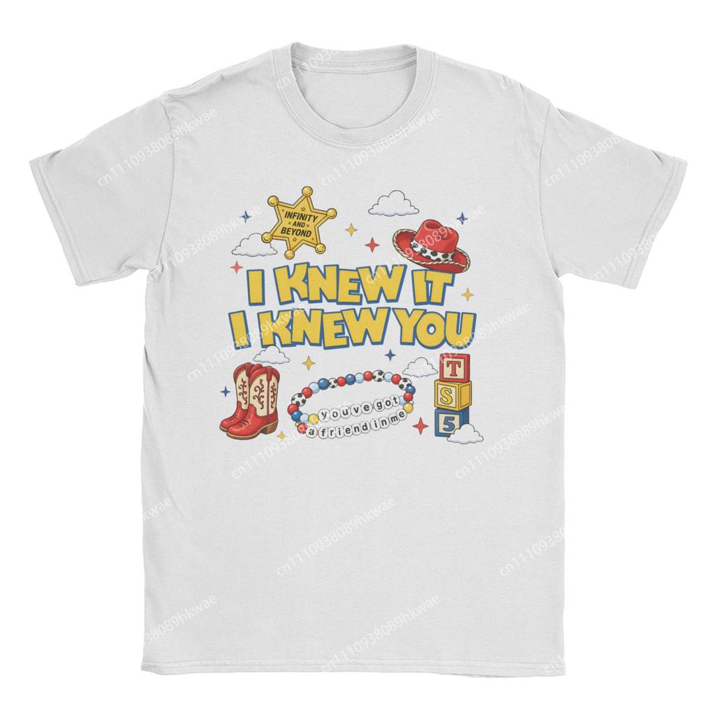 Unisex Unisexs Tshirt I Knew It I Knew You Western Bestie Style Cotton Tees Short Sleeve Ts5 T Shirt Crewneck Clothing Gift Idea