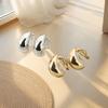 Trendy Women's Smooth Water Drop Ear Clips - No Piercing Needed