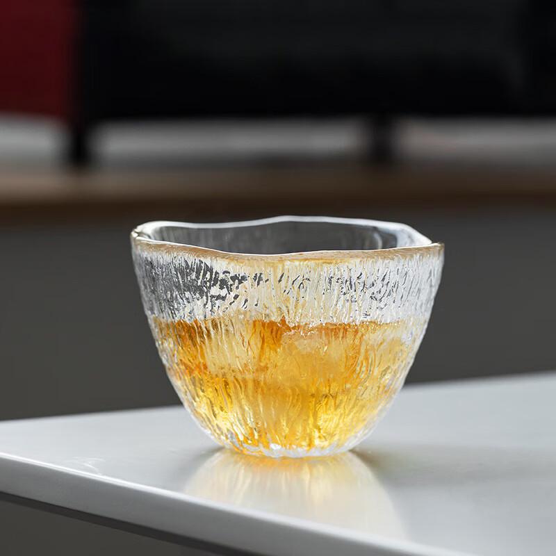 Zhinianhua Hammered Crystal Glass Teacup