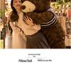 Giant Plush Teddy Bear Pillow for Hugging and Sleeping - Perfect for Girls