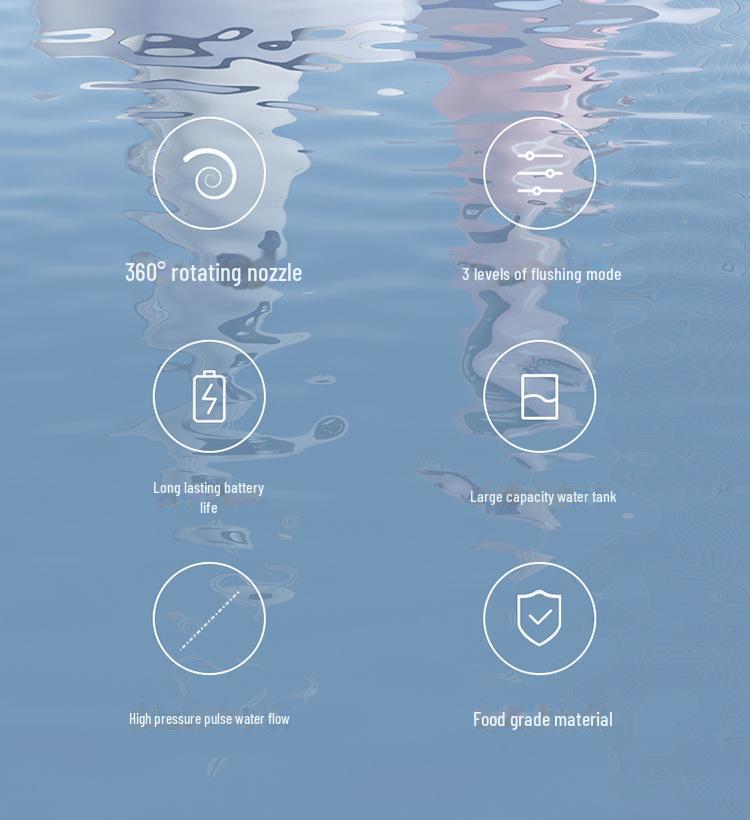 Smart Portable Electric Water Flosser: Advanced Oral Teeth Cleaning with Cross-Border Pulse Technology