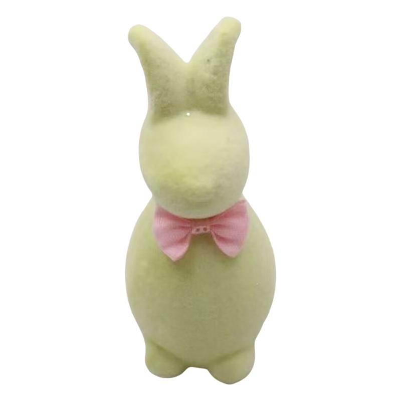 Coniglietti di Pasqua Decorazione in Morbido Floccato Coniglietti Adorabili Regalo di Compleanno o per le Feste per la Casa