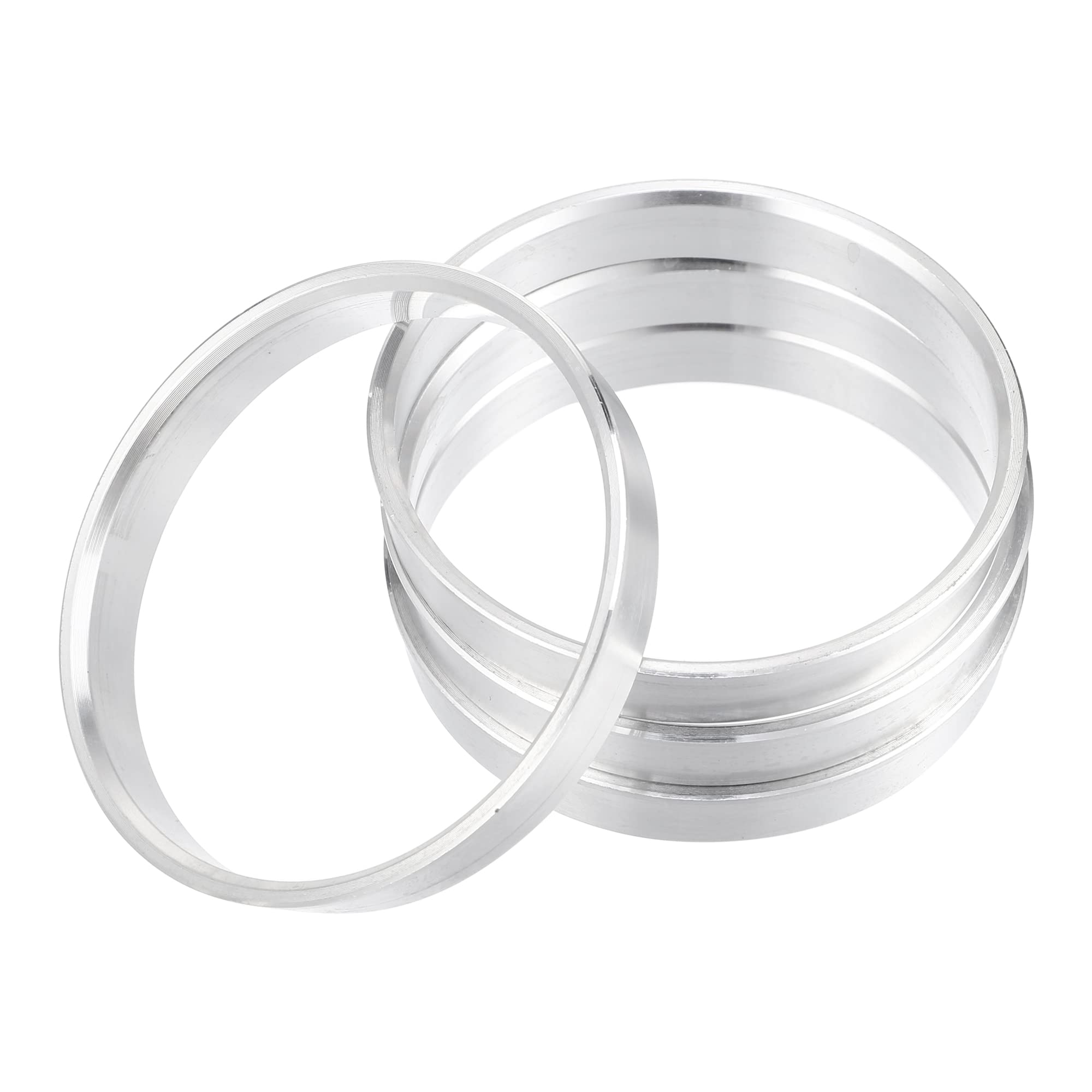 

uxcell Центровочное кольцо, Кольцо ступицы колеса, 2,5 - 2,6 дюйма (63.4 - 66.6 мм), Алюминий, Набор из 4 63.4-66.6mm серебряный