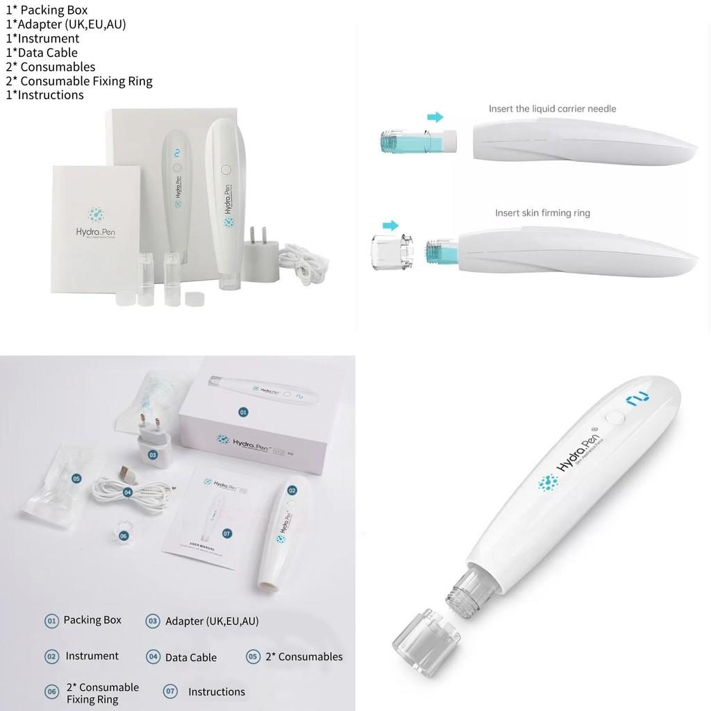 Electric Microneedle Beauty Device H2 Water Soluble Needle Hydration And Whitening System For Professional Use