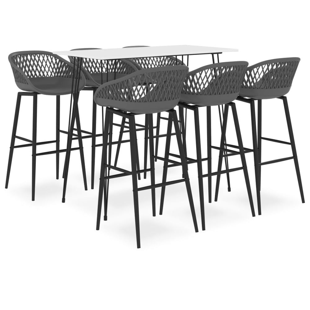 Ensemble de bar 7 pcs  et gris