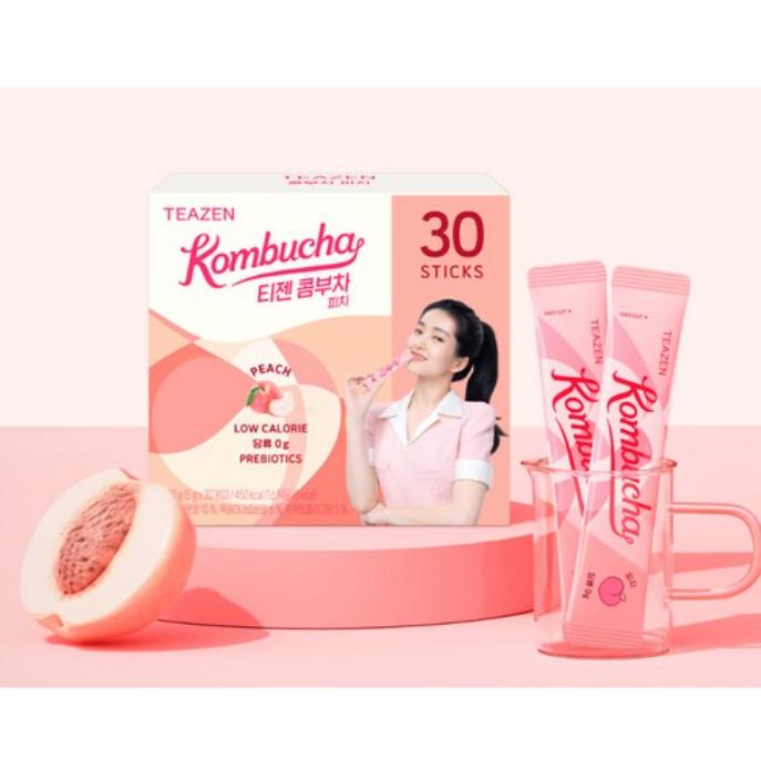 Teazen Kombucha Powder 5g × 30 Sachets (Flavor Options)