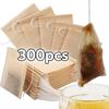 300pcs Drawstring Filter Paper Bags for Coffee Tea Natural Biodegradable Disposable Brewer Empty Tea Infuser Bag Set for Brewing