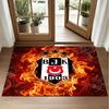 Beşiktaş FC dizaino kristalinio veliūro kilimas, minkštas dekoratyvinis kilimėlis miegamojo įėjimui