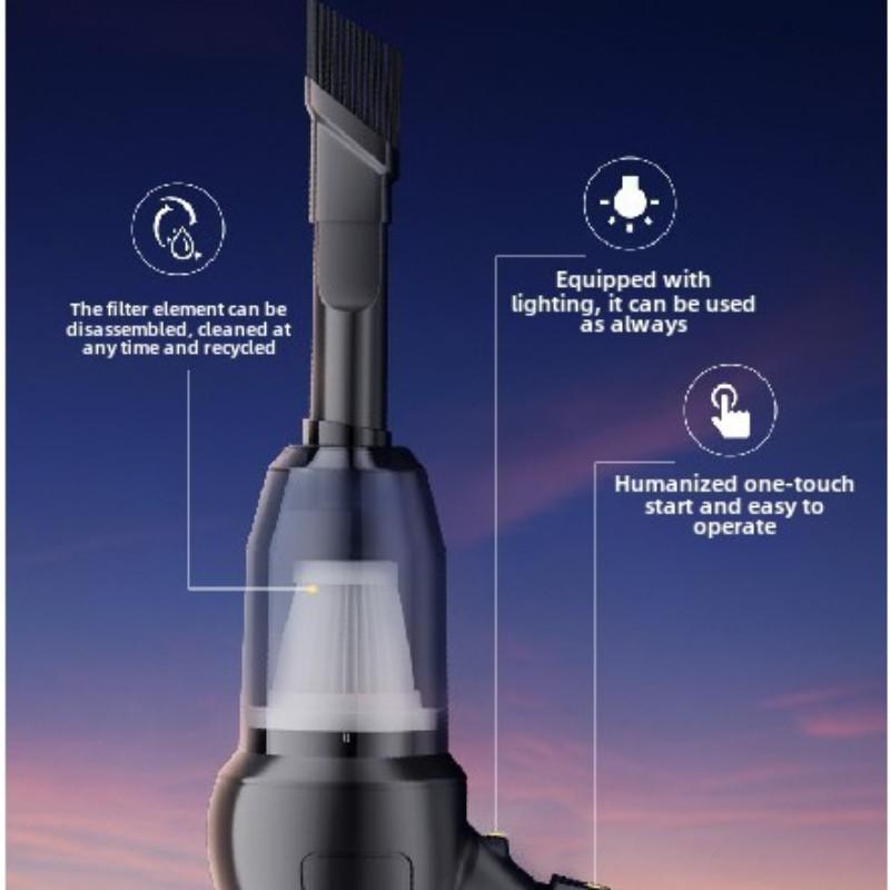 Wireless Car Vacuum Cleaner Multi-Functional Large Suction Dust Blower Portable Handheld Blowing and Suction Machine