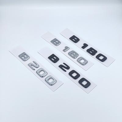 2017 Letters B180 B200 B220 B250 B260 B200d 4Matic ABS έμβλημα για Mercedes Benz B W246 W247 W242 Πίσω λογότυπο πορτμπαγκάζ αυτοκινήτου