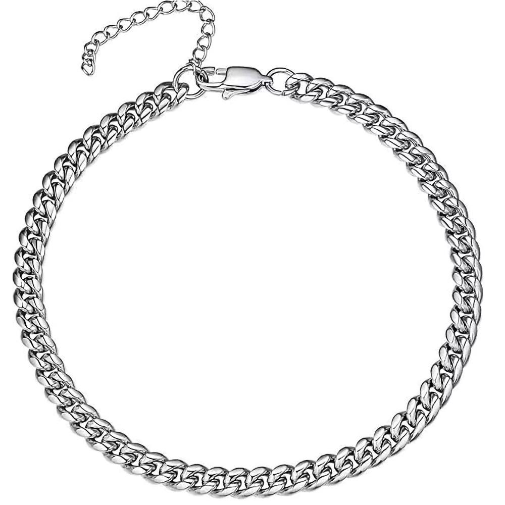 Stylish Stainless Steel Braided Hip-Hop Bracelet for Men