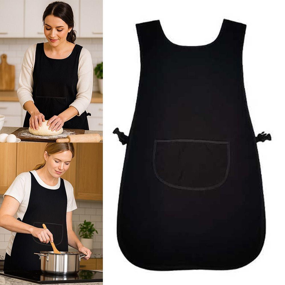 Șorț de casă impermeabil pânză șorț de bucătărie stil bavetă salopetă de copt salon coafură