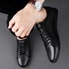Fashion 2025 Hot Sale Genuine Leather Casual Shoes Men All-match Outdoor Walking Shoes Lightweight Skate Shoes Men Flats Mens Sneakers