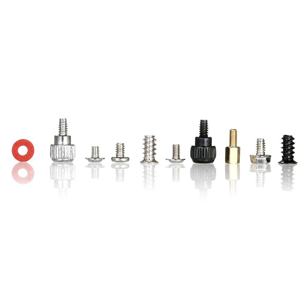 228PCS with Storage Box Computer Screw Kit Sturdy Durable Desktop Computer Maintenance Laptop Screw Standoffs Motherboard Repair