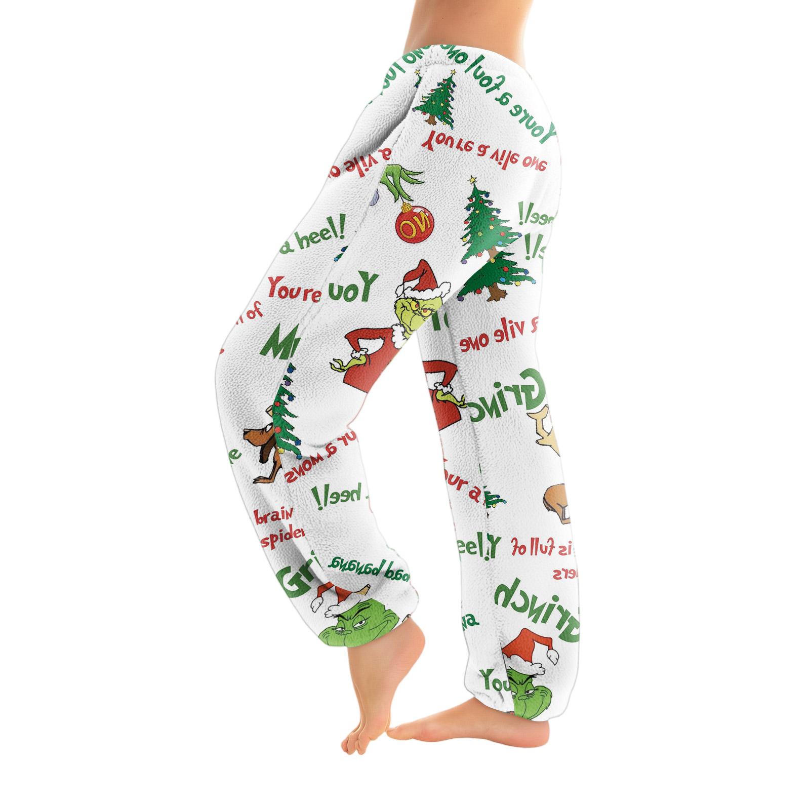 

Женские однотонные брюки с манжетами, повседневные брюки и пижамные брюки XL белый