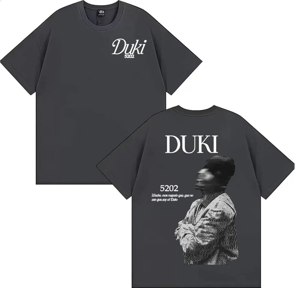 DUKI "5202" Vintage Oversized T-Shirt | Unisex Latin Trap Hip-Hop Streetwear Tee