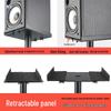 Studio Monitor Speaker Stand - Adjustable Tripod for 4"-8" Speakers