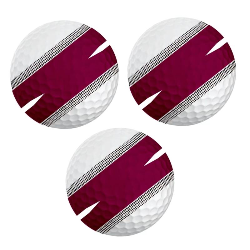 Golf Balls for Women Men 3 Layer 360 Degree Precision Golf Balls for Competition Enhancing Accuracy Golf Games Balls