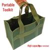 Thickened Canvas Handheld Tool Bag for Automotive and Electrician Maintenance