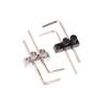 1Set Guitar Headstock Mounted Allen Key Headstock Wrench Holder Tools For Tremolo Guitar Bass With Mounting Screws