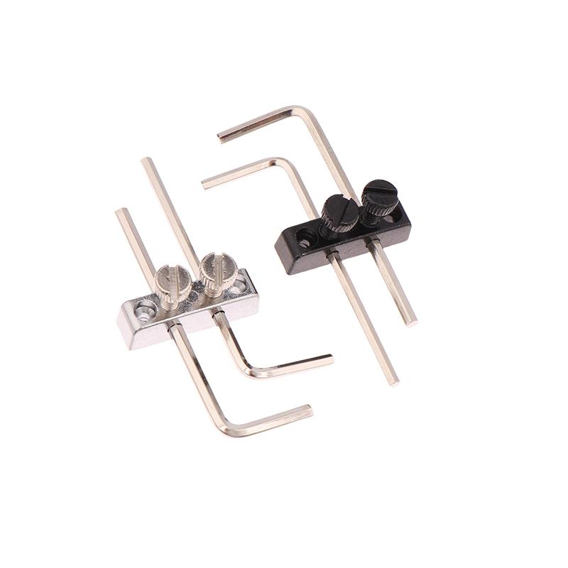 1Set Guitar Headstock Mounted Allen Key Headstock Wrench Holder Tools For Tremolo Guitar Bass With Mounting Screws