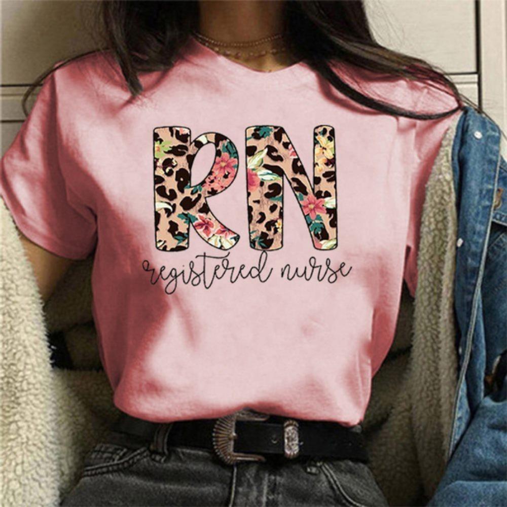 

Printed pattern T-shirt, neutral, fashionable, casual short sleeved shirt XS