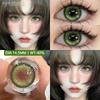 Eyeshare PAMPAS Brown Contact Lenses 1 pair Natural Soft Lens Big Eyes 14.5mm Eye Contacts Gray Pupils Green Purple Lens