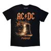 AC/DC Unisex Adult Bell Lightning EU Tour '25 Back Print T-Shirt