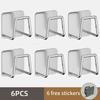 Kitchen Stainless Steel Sink Sponges Holder Self Adhesive Drain Drying Rack Kitchen Wall Hooks Accessories Storage Organizer 1/6