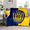 Luqueno Club Emblem Blanket Outdoor Flannel Blanket for Camping, Hiking, Garden Parties, Picnic Essentials,gift for family and friends