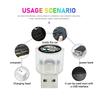 Car Mini USB LED Ambient Light Decorative Atmosphere Lamps For Mercedes Benz AMG C180 C300 W124 W176 W177 C200 C260 GLC CLE CLA