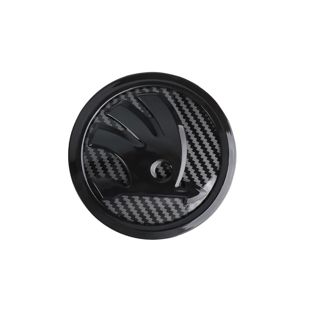 2026 Heiß 80/90/100mm Auto Front Heck Kofferraum Logo Emblem Aufkleber Dekoration Für Skoda S Rapid Scala Kodiaq Fabia Kamiq Karoq Octavi