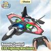 Non-Toxic S98 Rc Plane Remote Control Aircraft Toy Foam Fixed With Light Height Stunt Four-Axis Combat Drone Toys For Kids Christmas Gifts