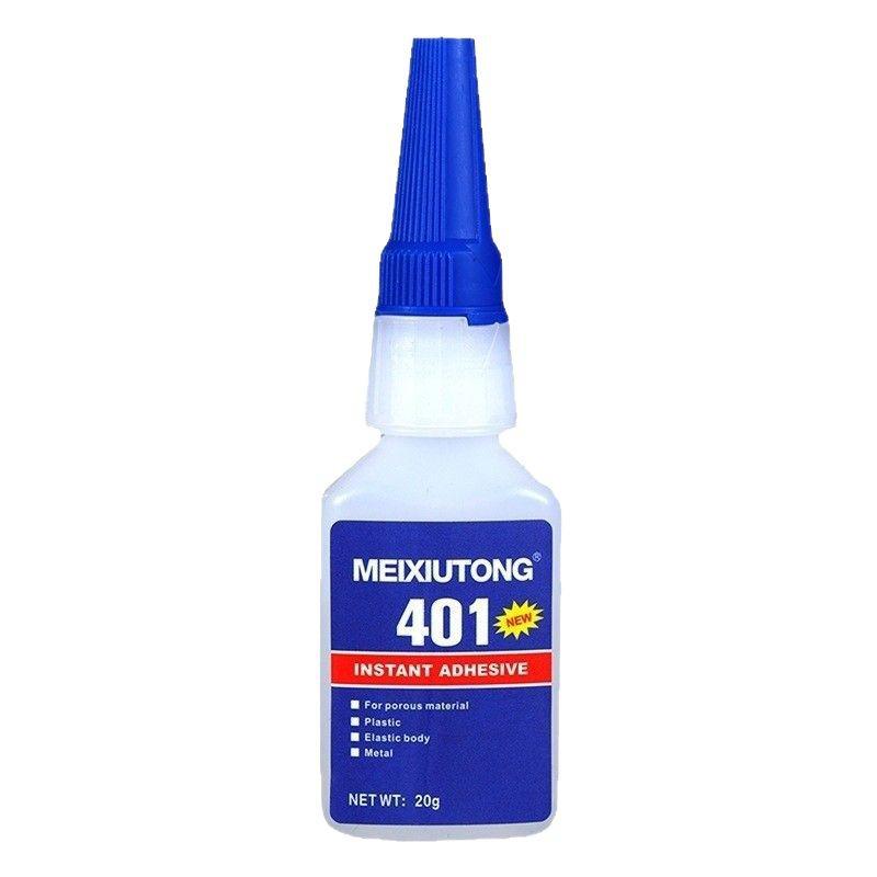 Adeziv Universal 401 cu Uscare Rapidă pentru Plastic, Cauciuc, PVC, Metal, Ceramică, ABS, Suprafațe Moi și Dure - Adeziv Instant 20g