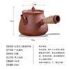 Bollitore con infusore da tè in argilla Set teiera in ceramica per bollire Teiera Zen fatta a mano Scalda teiera Teaware portatile in ceramica