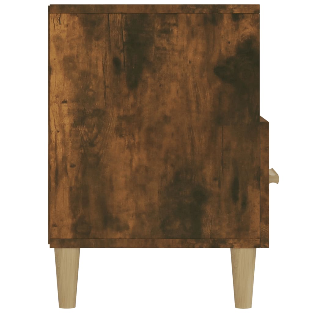 TV Cabinet Smoked Oak 102 x 36 x 50 cm Wood Based Panel
