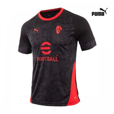 Puma Ac Milan Training Round Neck Short Sleeve Football Jersey