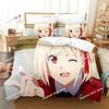 3d Print Anime Kawaii Girl Lycoris Recoil Bedding Set Single Twin Full Queen King Size Bed Set Adult Kid Bedroom Duvetcover Sets