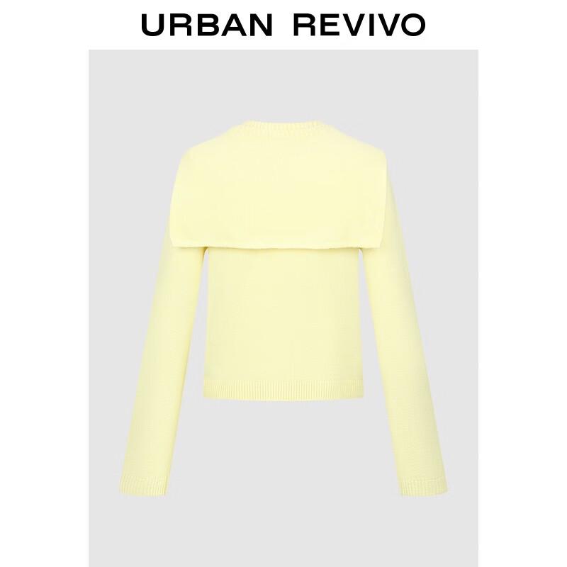 UR Women's Shawl-Style Tie-Front Knit Cardigan