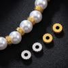 20pcs Stainless Steel Spacer Beads 2mm Hole Loose Beads Charm for Jewelry Making DIY Bracelet Necklace Supplies Finding No Fade