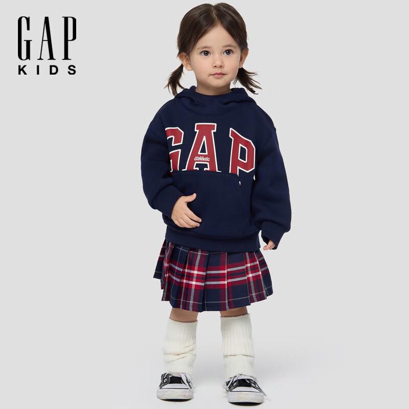 Gap Kids Unisex Logo Fleece Hoodie 140/68