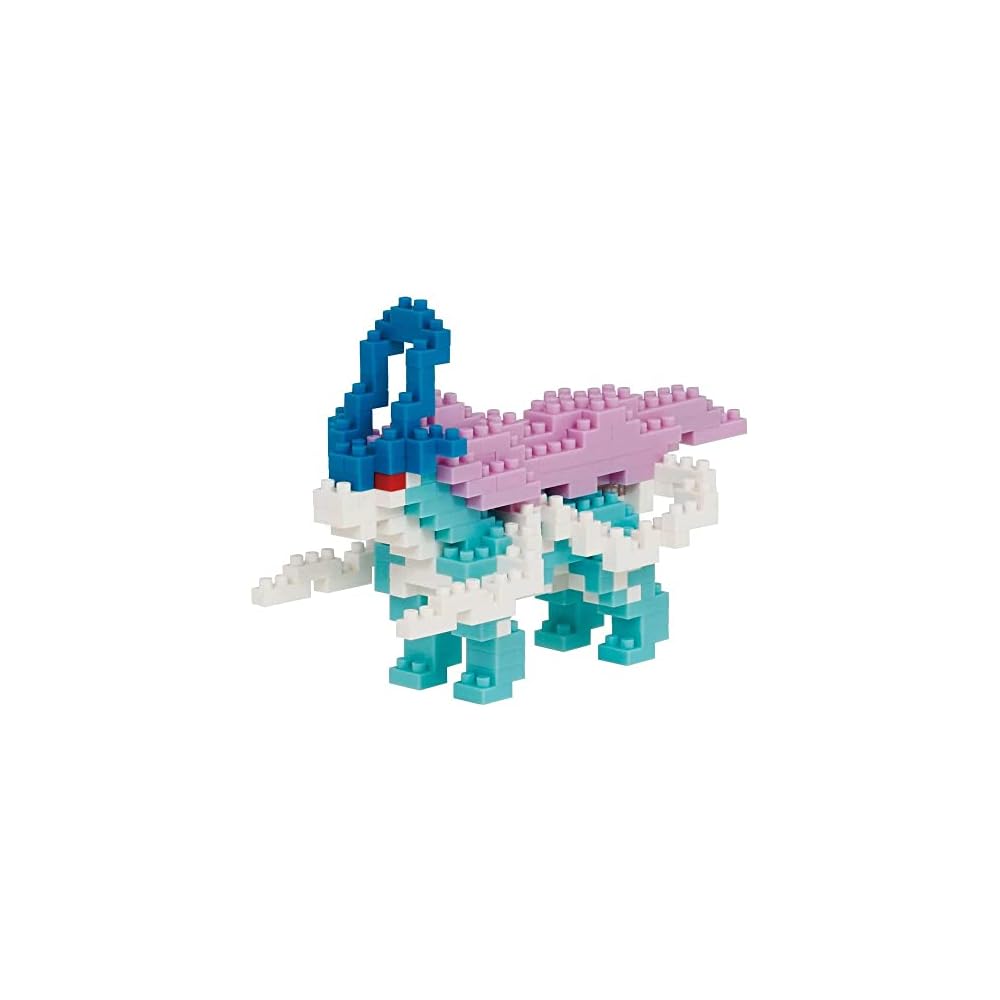 Kawada nanoblock Pocket Monster Suicune Building Set 90 Pieces Collectible Toy